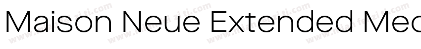 Maison Neue Extended Medium字体转换